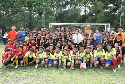 全國青少年足球賽優異隊伍友誼賽 潘副市長盼以參加2019東亞青運為目標