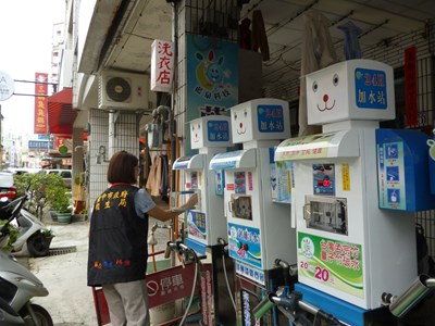 投幣式加水站水質查獲2件不合格 設備已撤 衛生局函請關係人說明