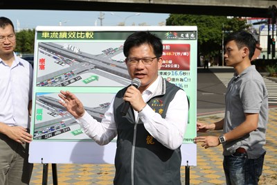 環中路與五權西路整體運輸提升34% 市府將藉此經驗改善其他壅塞路口