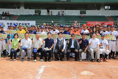 人言盃中部大專棒球聯盟錦標賽開幕  林市長盼成中區棒球盛事