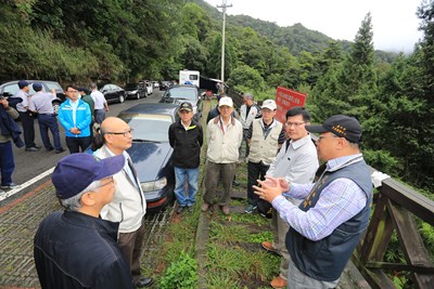 林市長親赴大雪山視察 多管齊下解決交通問題