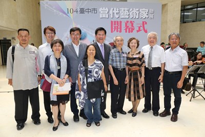 當代藝術家聯展開幕     林市長：市府將投更多資源 讓更多作品為人所知