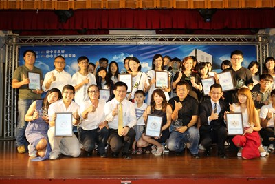 台中愛上影創意影片大賽頒獎 林市長盼台中成為友善拍片城市