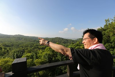 視察大肚萬里長城步道 林市長規劃打造中市百里登山步道