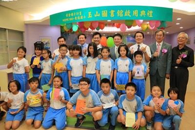 中市第7座玉山圖書館大甲東陽國小啟用 林市長鼓勵從小培養閱讀習慣