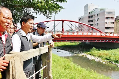 視察霧峰乾溪自行車道 林市長：規劃二期車道串連周邊觀光景點