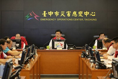 杜鵑颱風過境 中市府全力救災復原 林市長要求確保明日上班上課道路安全