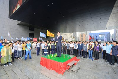 雙十國慶升旗典禮 林市長祈願國運昌隆市政蓬勃 打造台中成為宜居城市