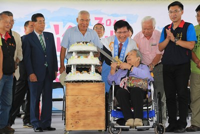 「白冷圳之父」磯田謙雄之女參加白冷圳文化節 林市長：申請列入台灣世界遺產潛力點