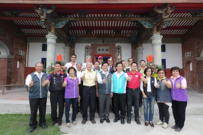 市定古蹟瑞成堂重建完成再現百年風華 林市長盼為古蹟注入生命力