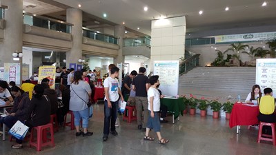 豐原聯合徵才壓軸登場 吸引587人參加 初步媒合逾5成