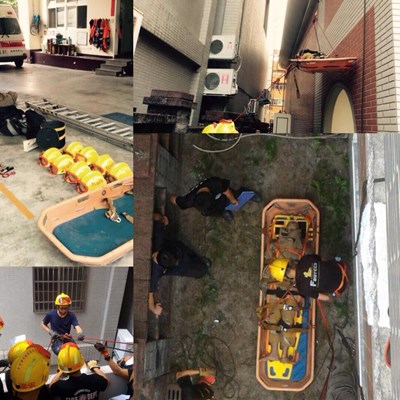 消防局第六救災救護大隊辦理救助複訓翻轉式教學 提升救災能量