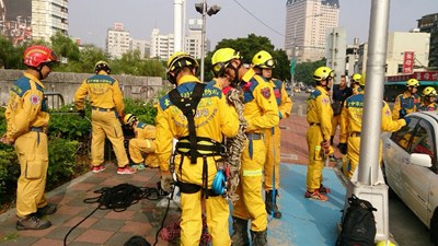 消防局特搜大隊複訓強化救災技能  保障市民生命財產安全