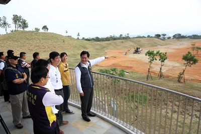 垃圾場轉型后里環保復育生態園區  花海景觀示範區預計年底完工