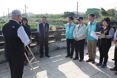 視察沙鹿南勢溪 林副市長強調後續規劃兼顧生態與觀光