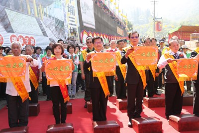 太平北極殿擴建工程動土   林市長感謝宮廟對台灣燈會的大力協助