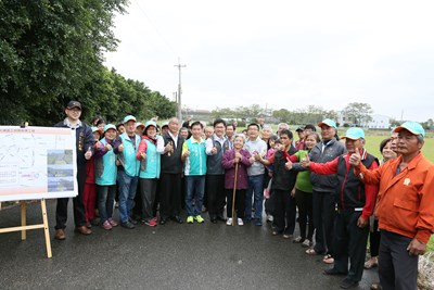 外埔三崁路拓寬明年10月前完工 林市長盼帶動地方繁榮