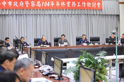 治安、交通工作成效卓越 林市長感謝警察同仁辛勞 期許再接再厲