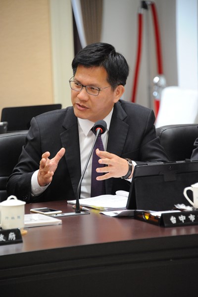 改善空汙 林市長赴行政院會提案台中市列三級空品防制區