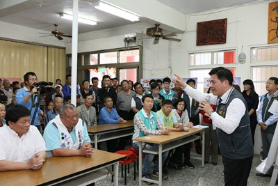 霧峰區桐林里自來水延管工程 林市長允增500萬經費