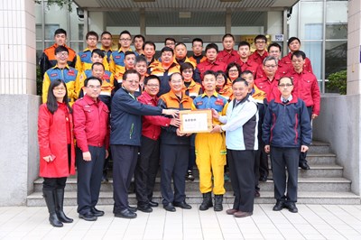 消防局及義消總隊春安慰問 鼓舞基層士氣