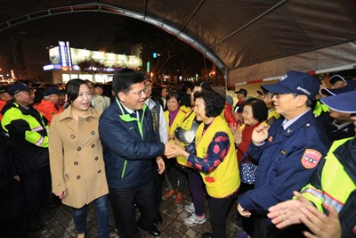 春安工作視察慰問 市長林佳龍：軍警民合作一家親