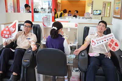 春節缺血潮 豐原公所役男拋磚引玉捐血做公益