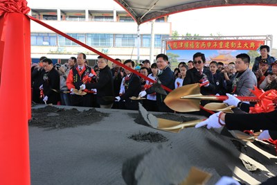 龍井順福宮重建動土  可望3年後落成