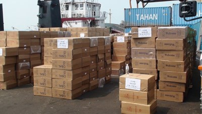 歷年來最大宗 台中港碼頭查獲逾6000萬市價私菸