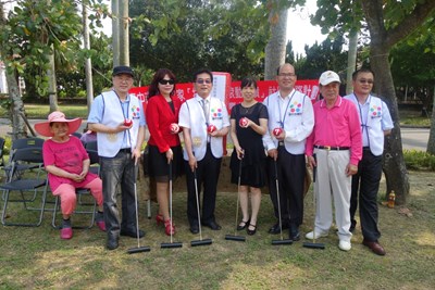 市立仁愛之家獲贈槌球設備  各界愛心讓阿公阿嬤動起來