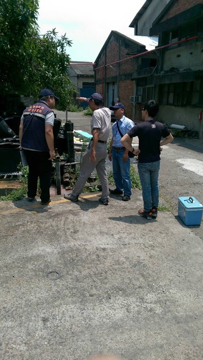 大肚沙田路排水溝水色異常 市府查獲工廠污染源