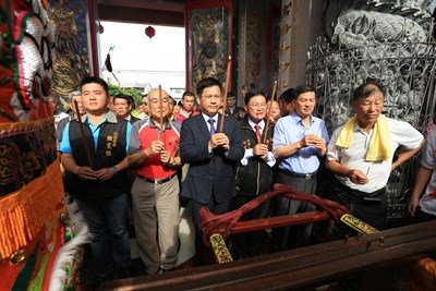 恭迎萬興宮媽祖起駕 林市長盼更多人體驗台中媽祖文化