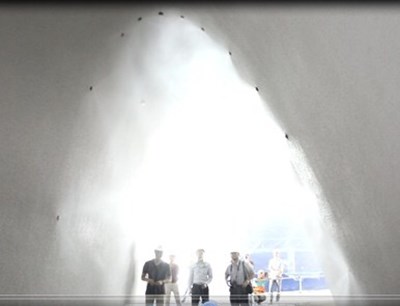 歌劇院特製防火撒水幕  強化救援避難安全性