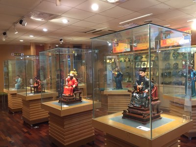 台中唯一「粧佛」技術保存者葉勇助 脫胎神像作品展豐原漆藝館登場