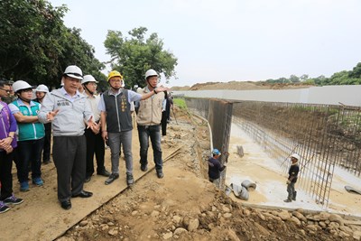 尼伯特來襲 太平光興隆排水分洪道搶通完工