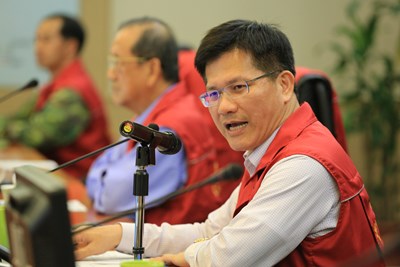 中市災害應變中心改二級開設 持續警戒颱風後續狀況