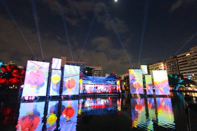 光影藝術節「3D光雕投影秀」登場 璀璨呈現中市文化內涵