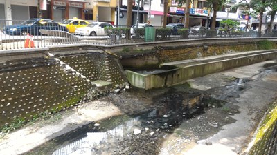 潮洋溪逢甲路至西屯路河段異味 中市府藉引流工程有效改善 