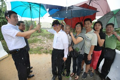 大雅農用橋樑不再比路高   老農笑開懷