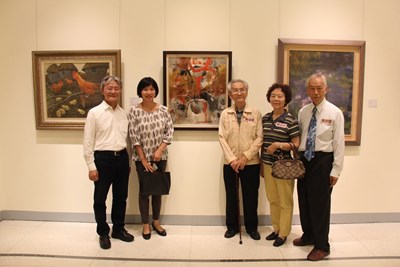 老中青三代交織藝術饗宴    台中當代藝術家聯展開幕  