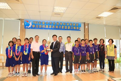 台中運動小將歐洲征戰成績亮眼 林市長慶功表揚