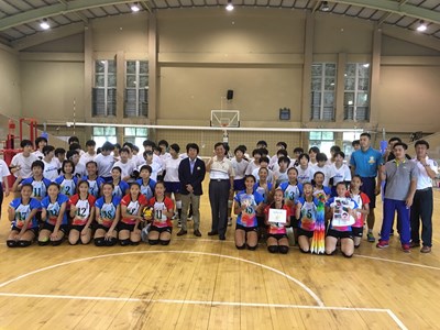 日本伊勢原高中訪台體育交流 中市東山高中以球會友