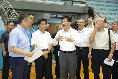 會勘東亞青奧賽事場地 林市長：結合中央地方力量辦好比賽