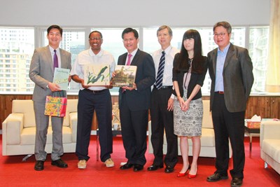 美國姊妹市巴頓魯治市長拜會中市府 林市長期盼回訪增進交流