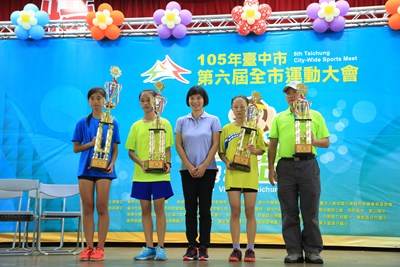第六屆全市運動大會圓滿落幕  林副市長頒獎並勉勵選手超越自我
