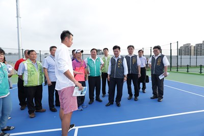 中市東亞青奧網球場地明年完工 網球國手王宇佐：很期待