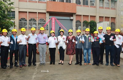 石岡國小活動中心動土 林副市長：結合學校及社區共榮的典範