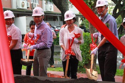 翁子國小老舊校舍重建動土 林副市長：持續爭取經費加速校園建築整建