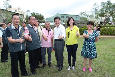 林市長視察六寶槌球場 規劃增設休閒運動與遮雨設施