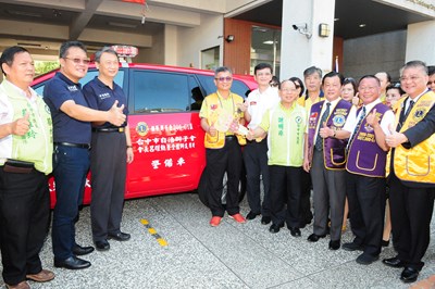 自治獅子會捐贈消防警備車 期提升防救災效能